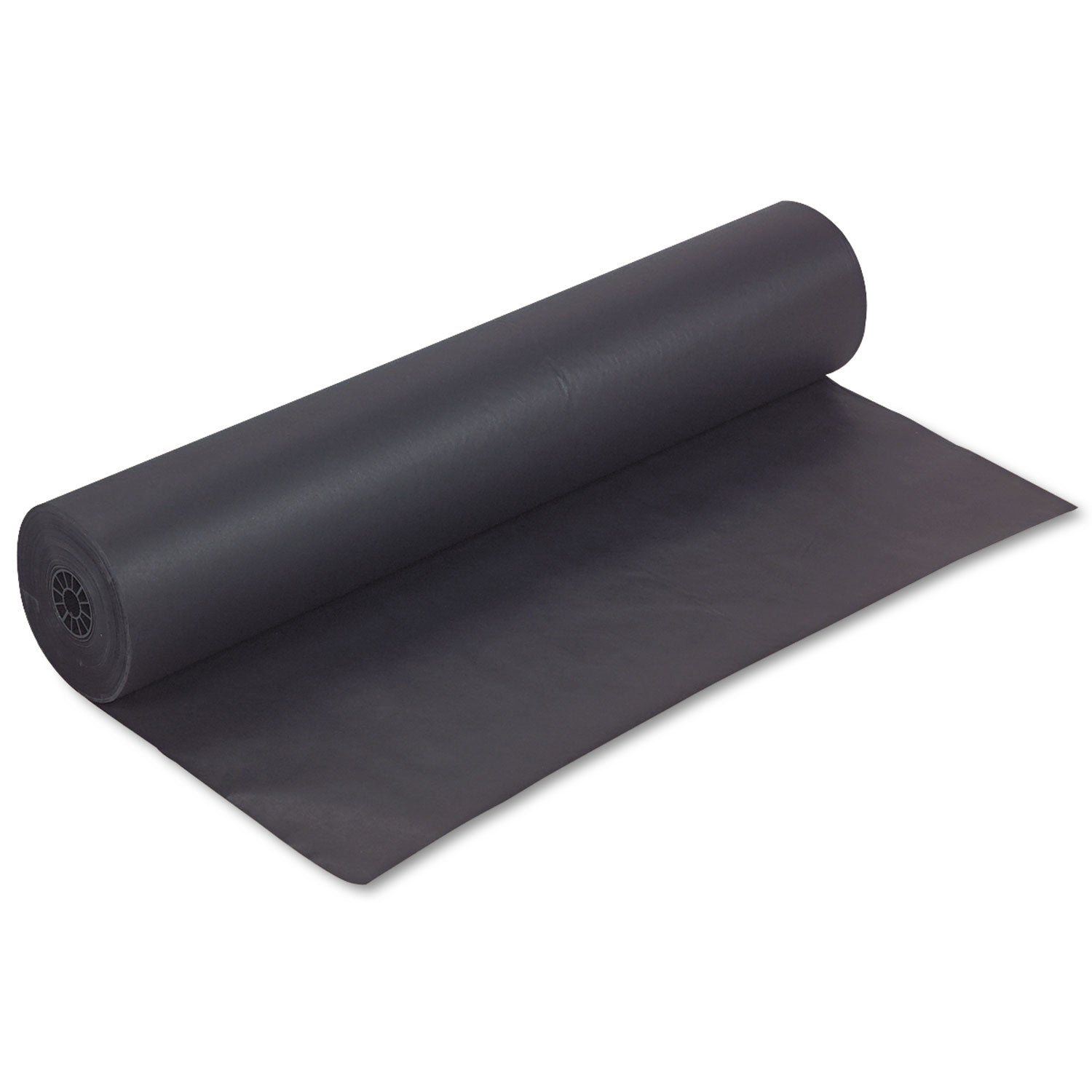 Rainbow Duo-Finish Colored Kraft Paper, 35 lb Wrapping Weight, 36" x 1,000 ft, Black - 