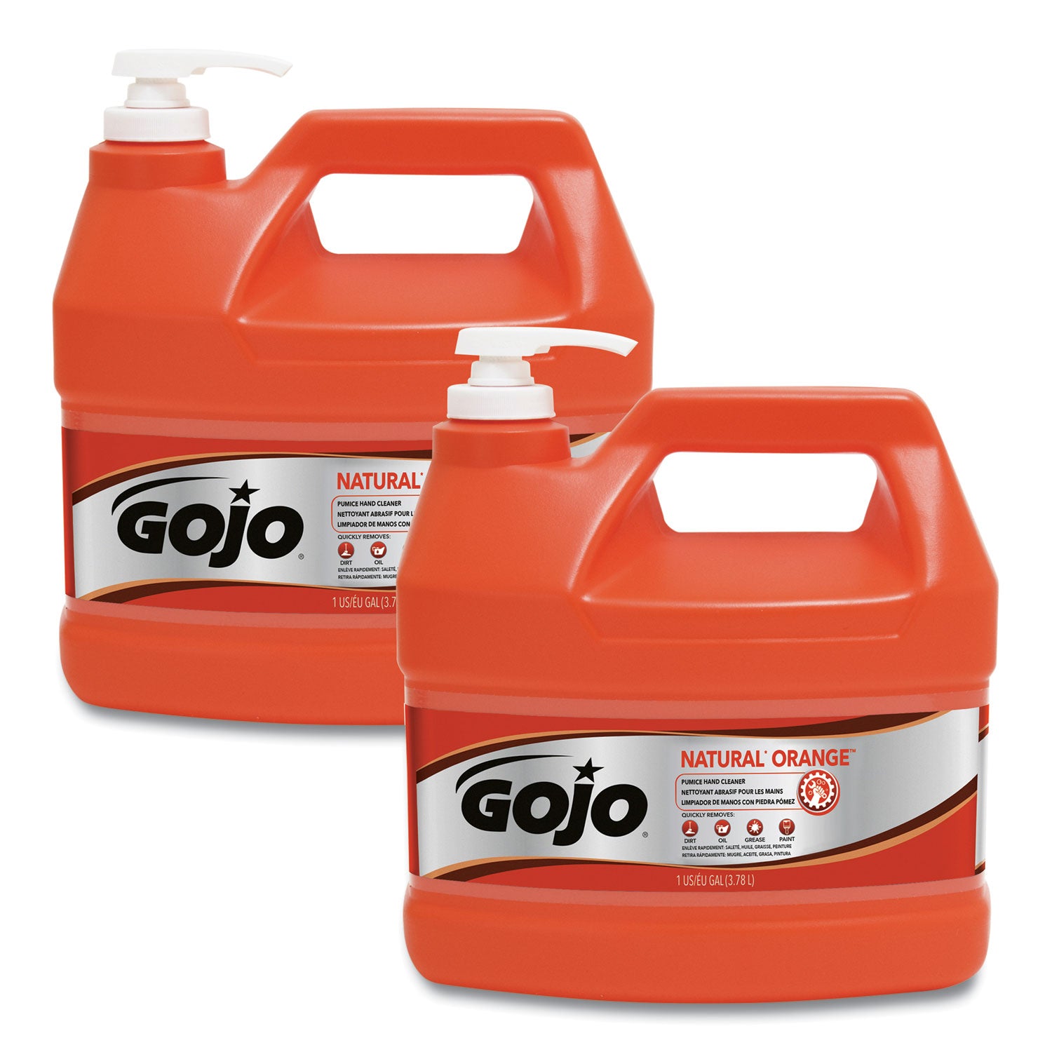 natural-orange-pumice-hand-cleaner-citrus-1-gal-pump-bottle-2-carton_goj095502ct - 2