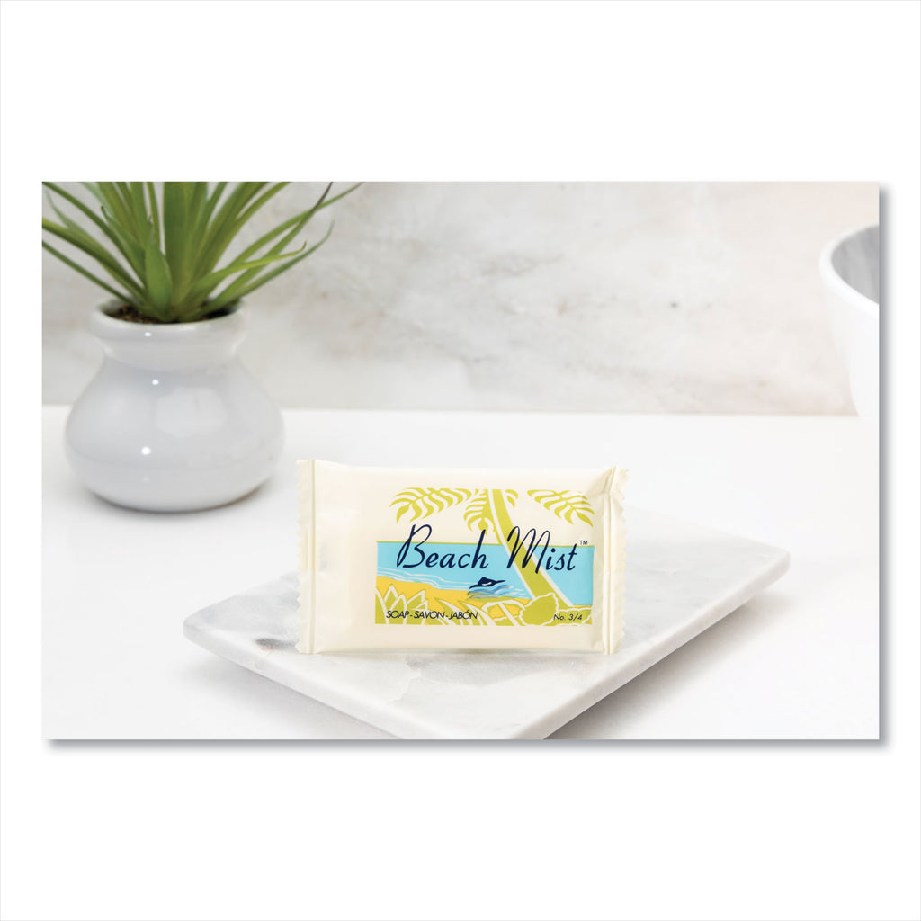 Face and Body Soap, Beach Mist Fragrance, # 3/4 Bar, 1,000/Carton