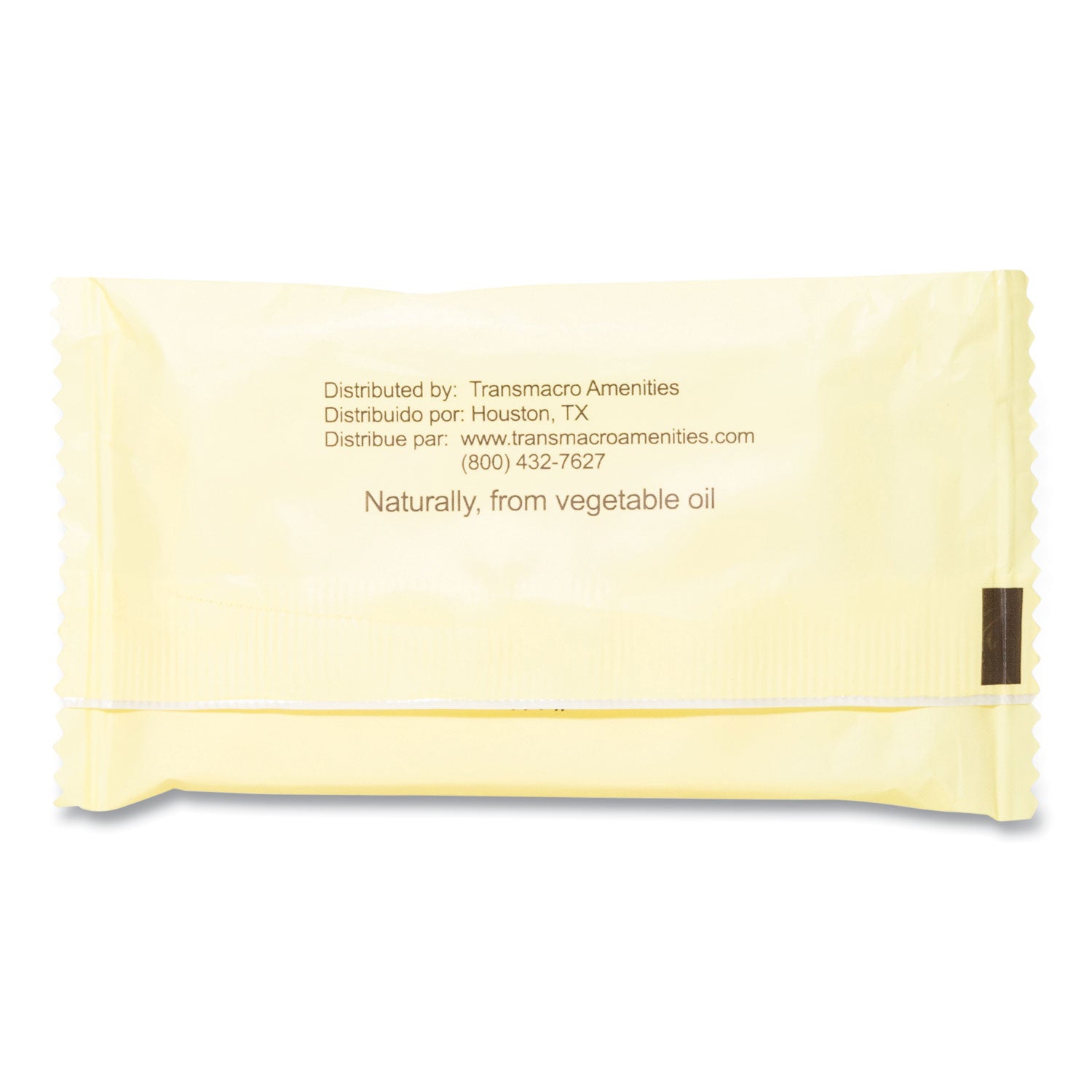 Amenity Bar Soap, Pleasant Scent, # 1 1/2 Individually Wrapped Bar, 500/Carton