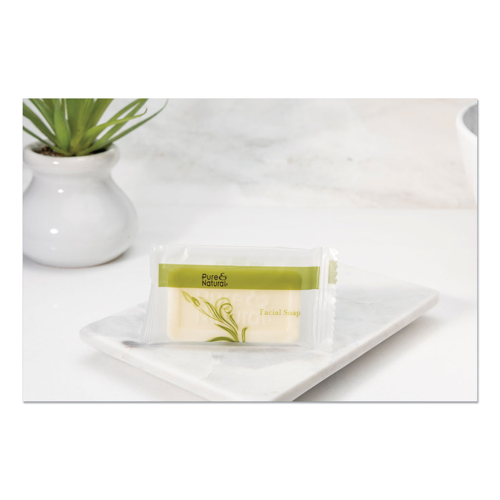 Body and Facial Soap, Fresh Scent, # 3/4 Flow Wrap Bar, 1,000/Carton