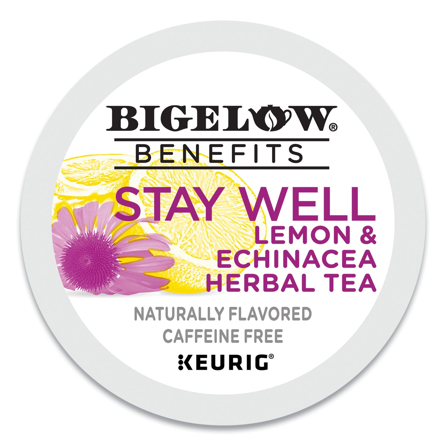 Benefits Lemon and Echinacea Herbal K-Cup, 0.11 oz, 22/Box - 4