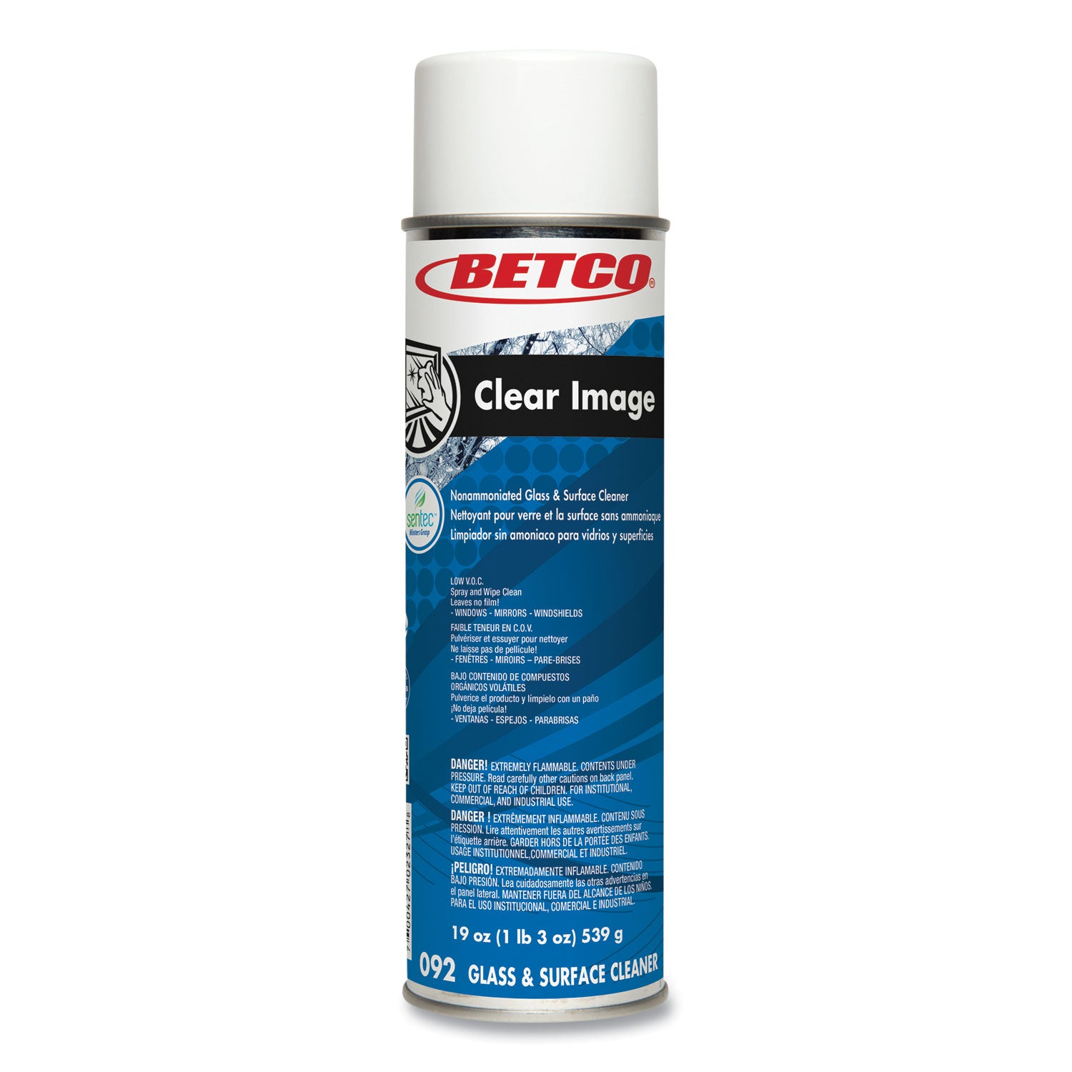 clear-image-glass-and-surface-cleaner-rain-fresh-scent-19-oz-spray-bottle-12-carton_bet922302 - 1