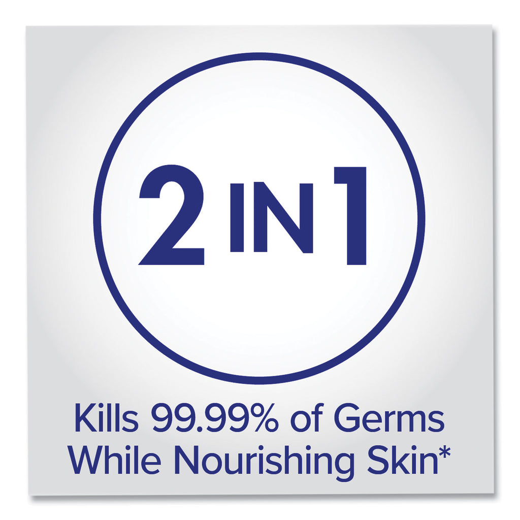2 in 1 Moisturizing Advanced Hand Sanitizer Gel, 12 oz Pump Bottle, Clean Scent