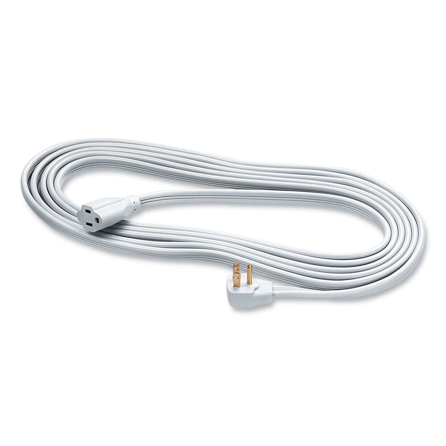 Indoor Heavy-Duty Extension Cord, 15 ft, 15 A, Gray - 