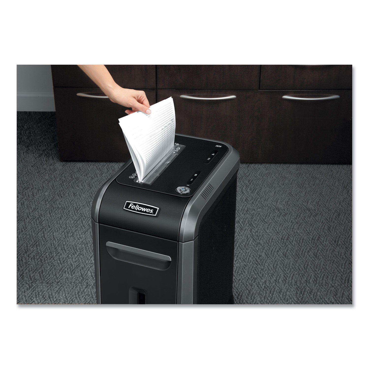 Powershred 90S Strip-Cut Shredder, 18 Manual Sheet Capacity - 