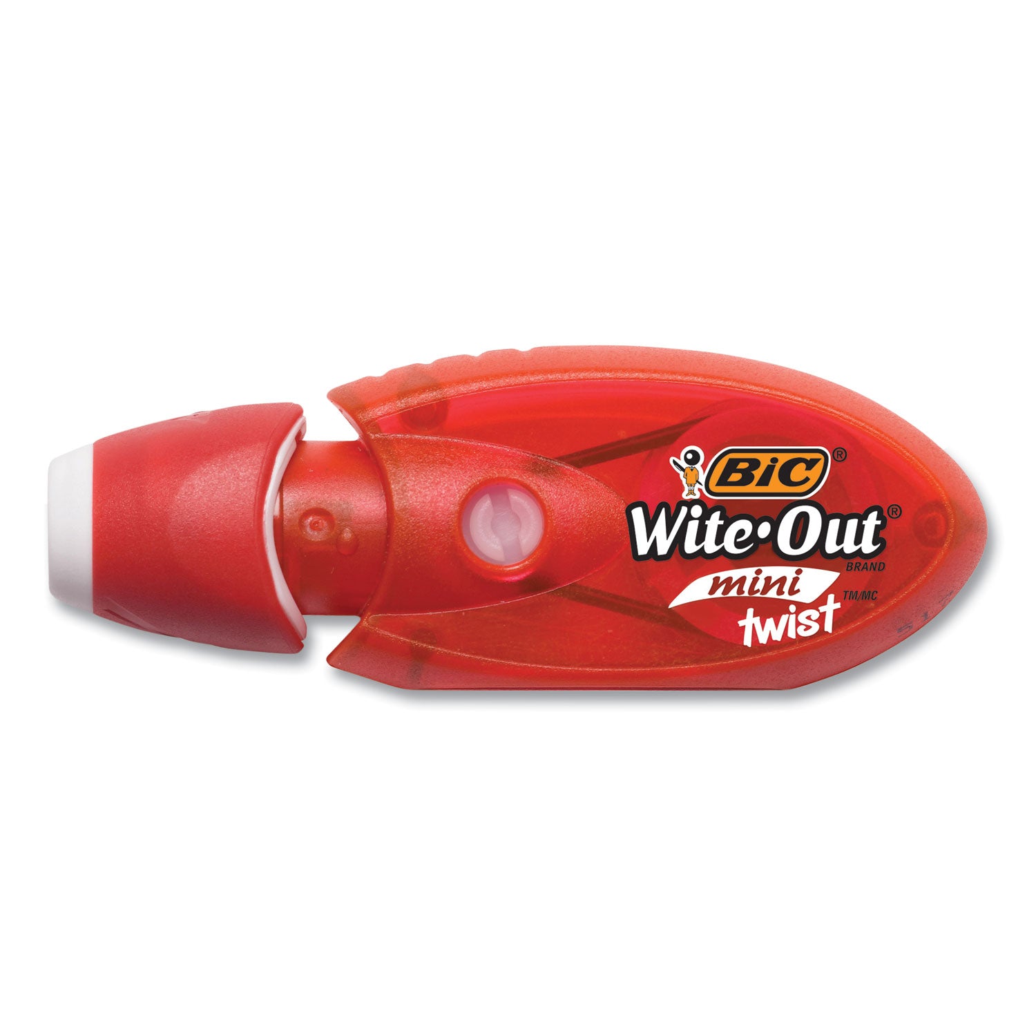 Wite-Out Mini Twist Correction Tape, Non-Refillable, Blue/Fuchsia Applicators 0.2" x 314", 2/Pack - 