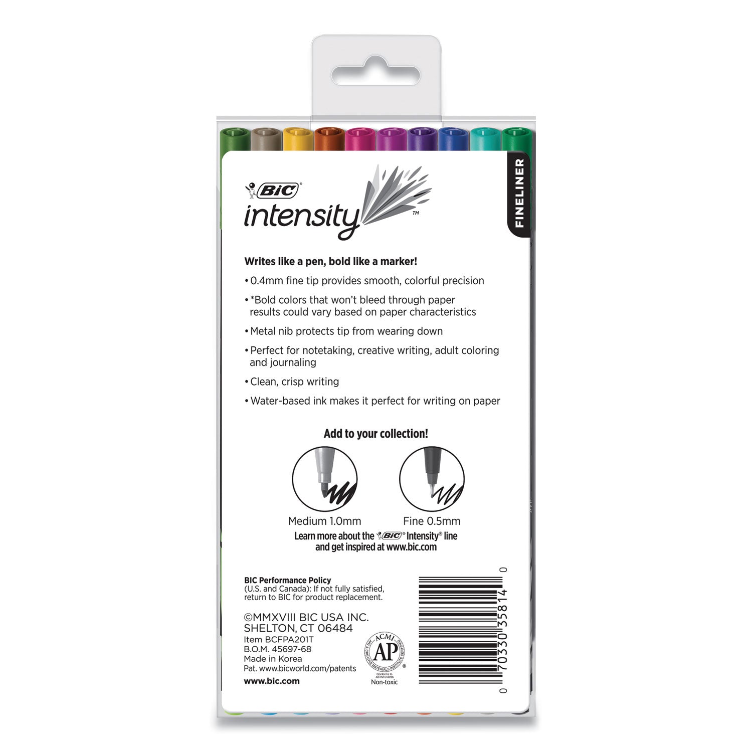 intensity-porous-point-pen-stick-fine-04-mm-assorted-ink-and-barrel-colors-20-pack_bicbcfpa201ast - 3