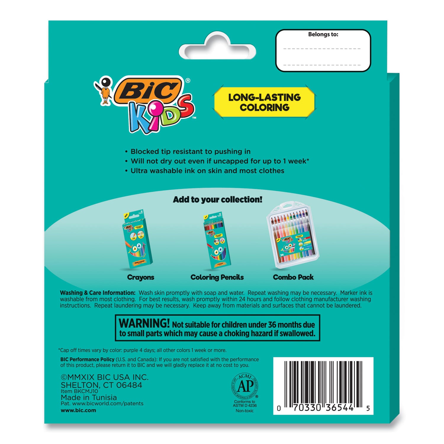kids-ultra-washable-jumbo-markers-medium-bullet-tip-assorted-colors-10-pack_bicbkcmj10ast - 3