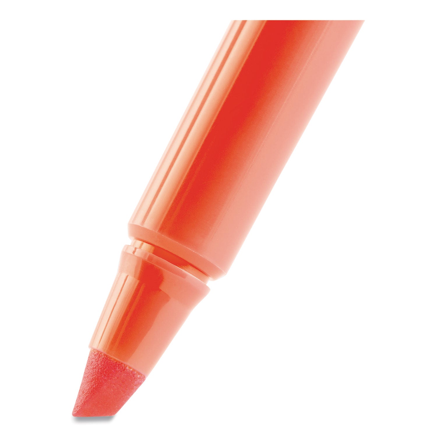 Brite Liner Highlighter, Fluorescent Orange Ink, Chisel Tip, Orange/Black Barrel, Dozen - 