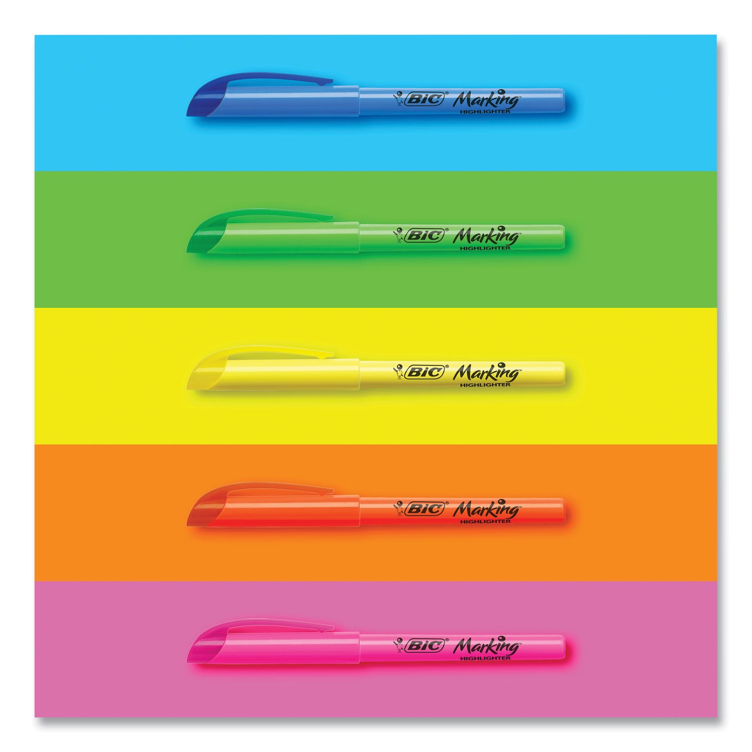 Brite Liner Highlighter, Fluorescent Yellow Ink, Chisel Tip, Yellow/Black Barrel, Dozen