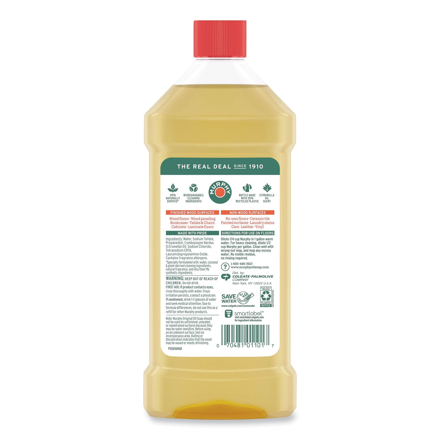 Oil Soap Concentrate, Fresh Scent, 16 oz Bottle, 9/Carton - 3