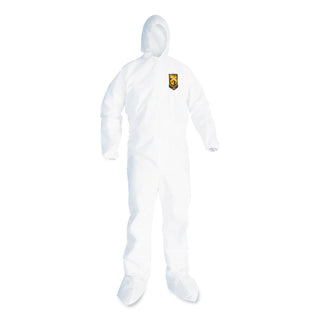 a20-breathable-particle-protection-coveralls-elastic-back-hood-and-boots-large-white-24-carton_kcc49123 - 1