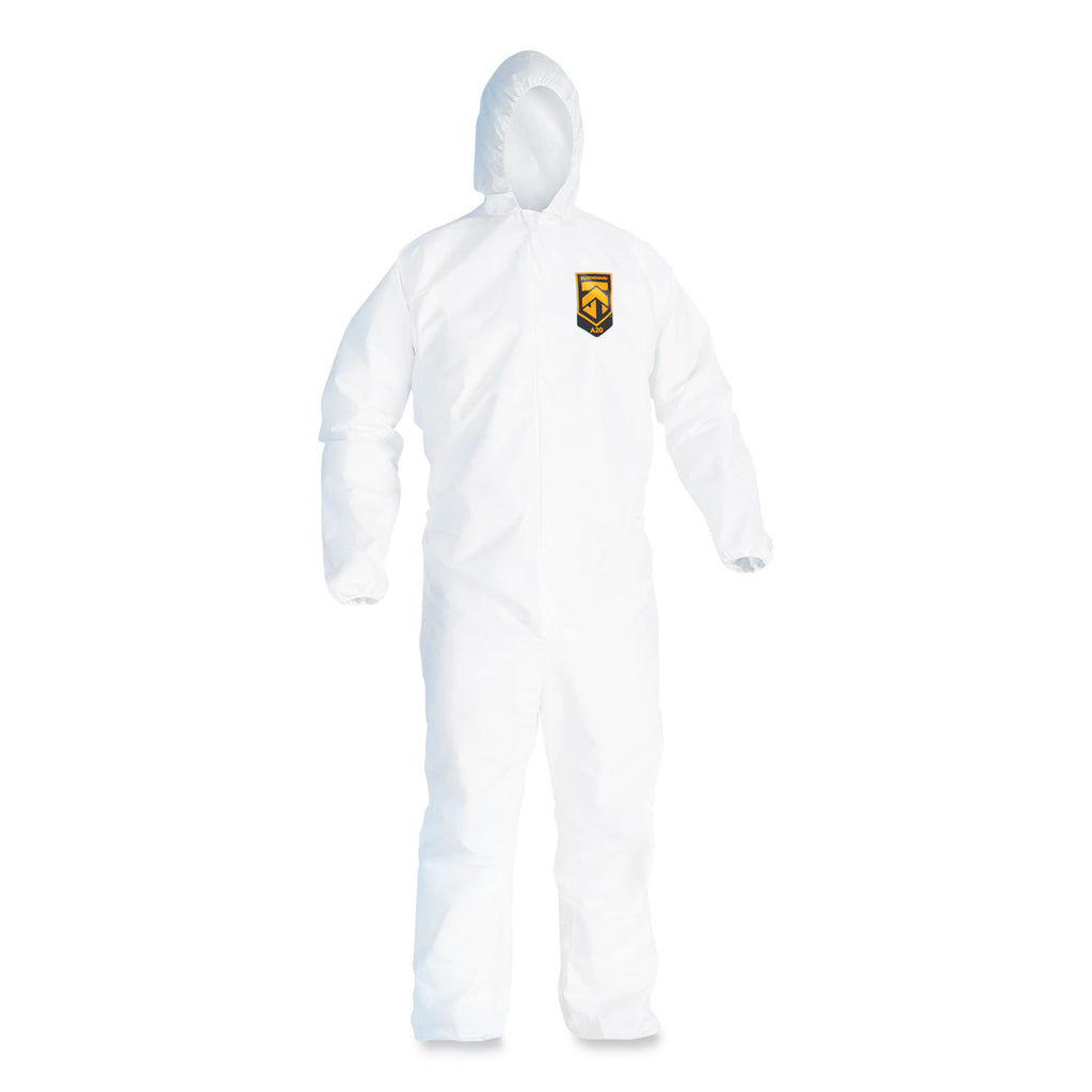 a20-breathable-particle-protection-coveralls-elastic-back-hood-medium-white-24-carton_kcc49112 - 1