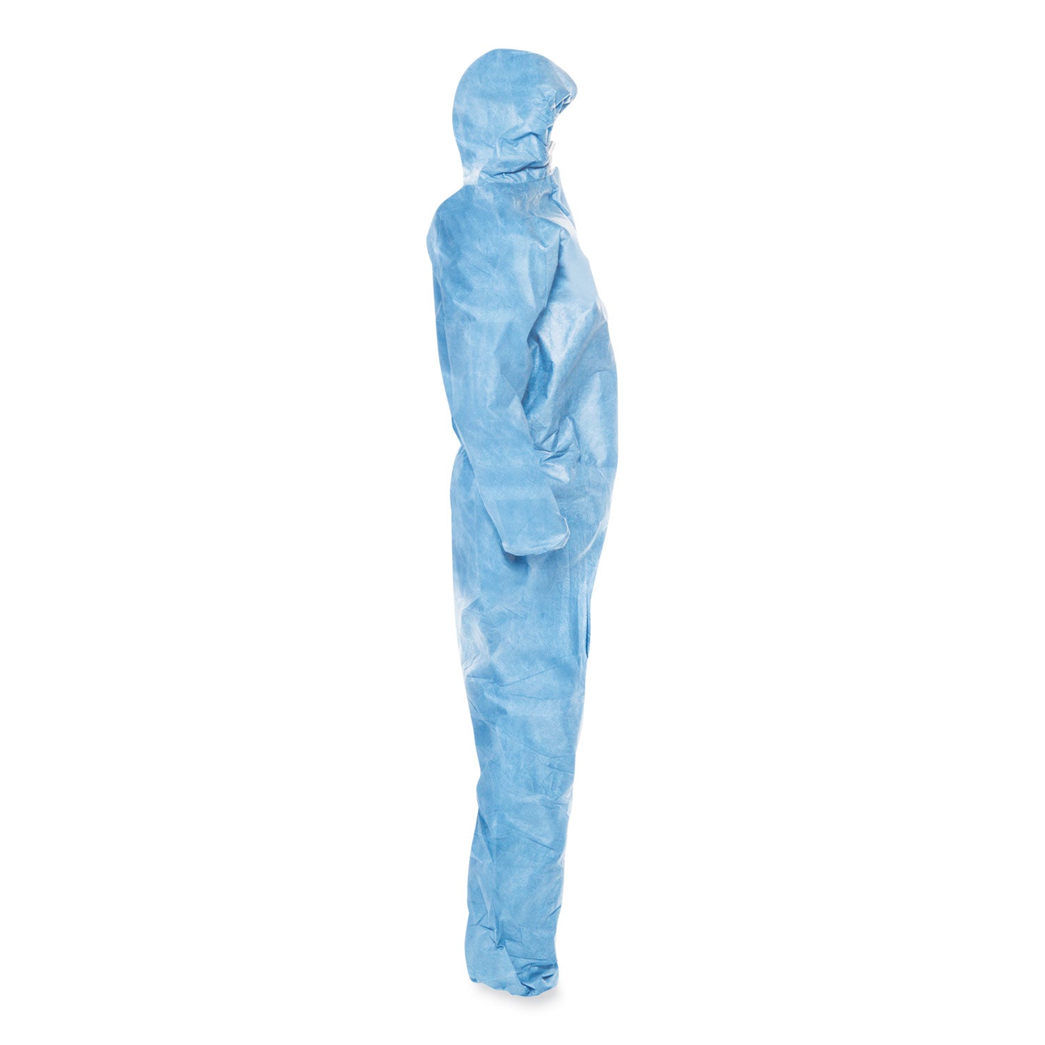 a65-zipper-front-flame-resistant-hooded-coveralls-elastic-wrist-and-ankles-x-large-blue-25-carton_kcc45324 - 2