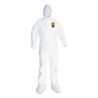 a20-breathable-particle-protection-coveralls-elastic-back-hood-and-boots-4x-large-white-20-carton_kcc49127 - 4