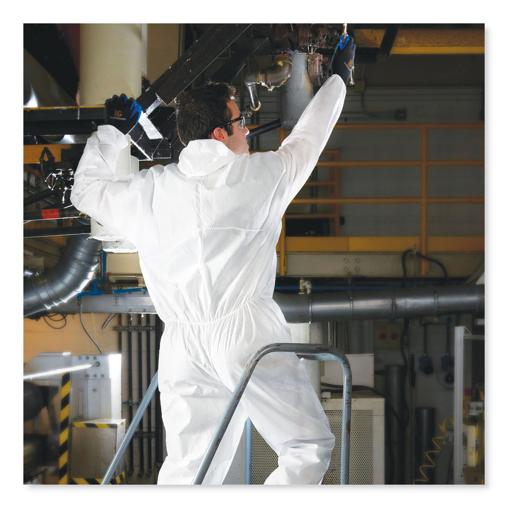 a20-breathable-particle-protection-coveralls-elastic-back-hood-and-boots-large-white-24-carton_kcc49123 - 4