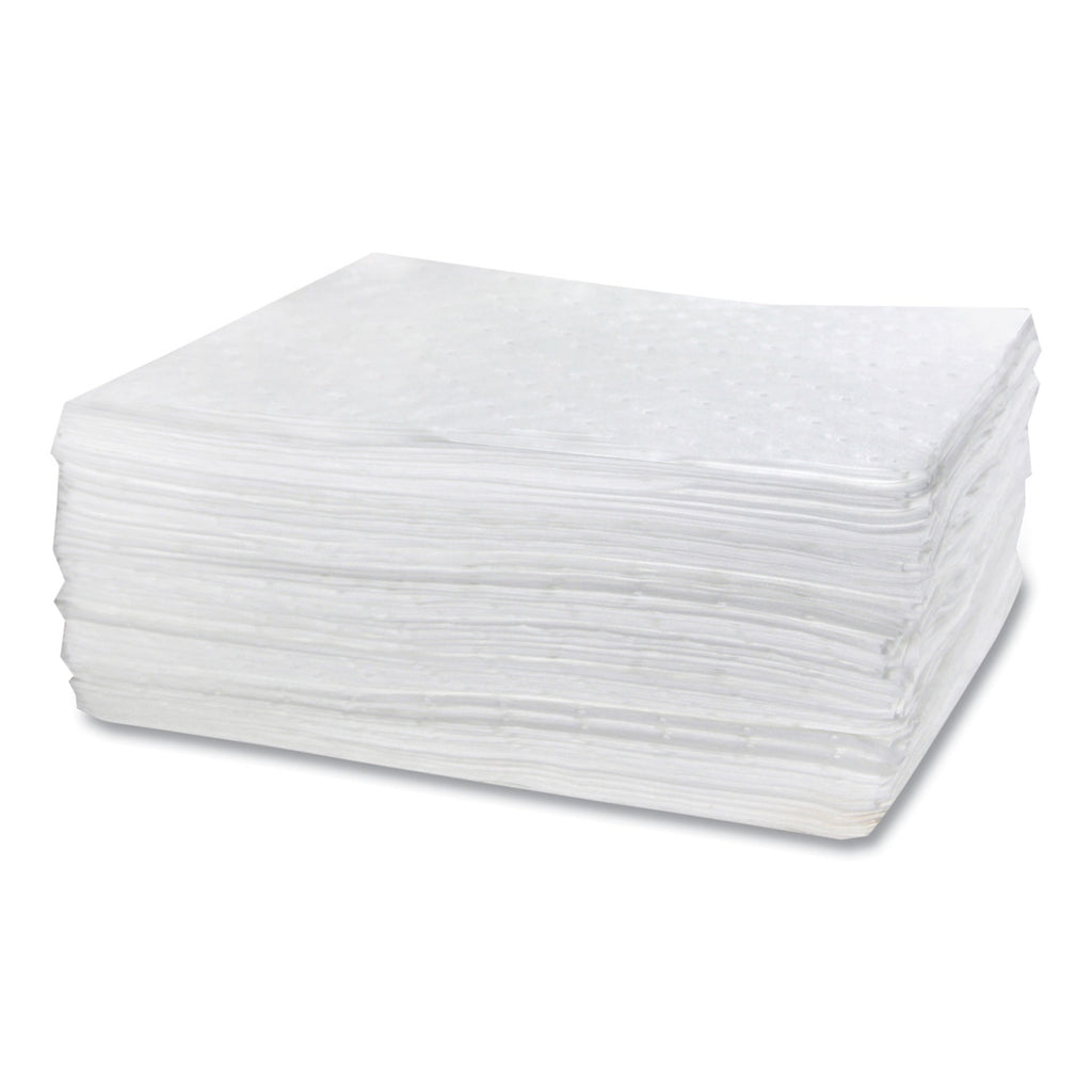TASKBrand Industrial Oil Only Sorbent Pad, 0.17 gal, 15 x 18, 100/Carton