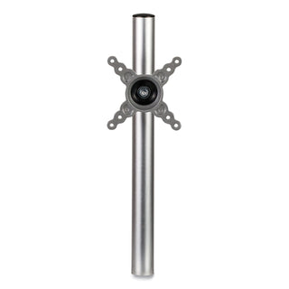 Lotus Single Monitor Arm Kit, For 26" Monitors, 180 Degree Rotation, 180 Degree Pan, Silver, Supports 17 lb