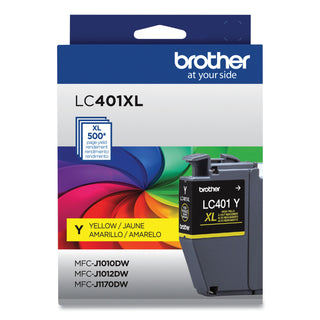 LC401XLYS High-Yield Ink, 500 Page-Yield, Yellow
