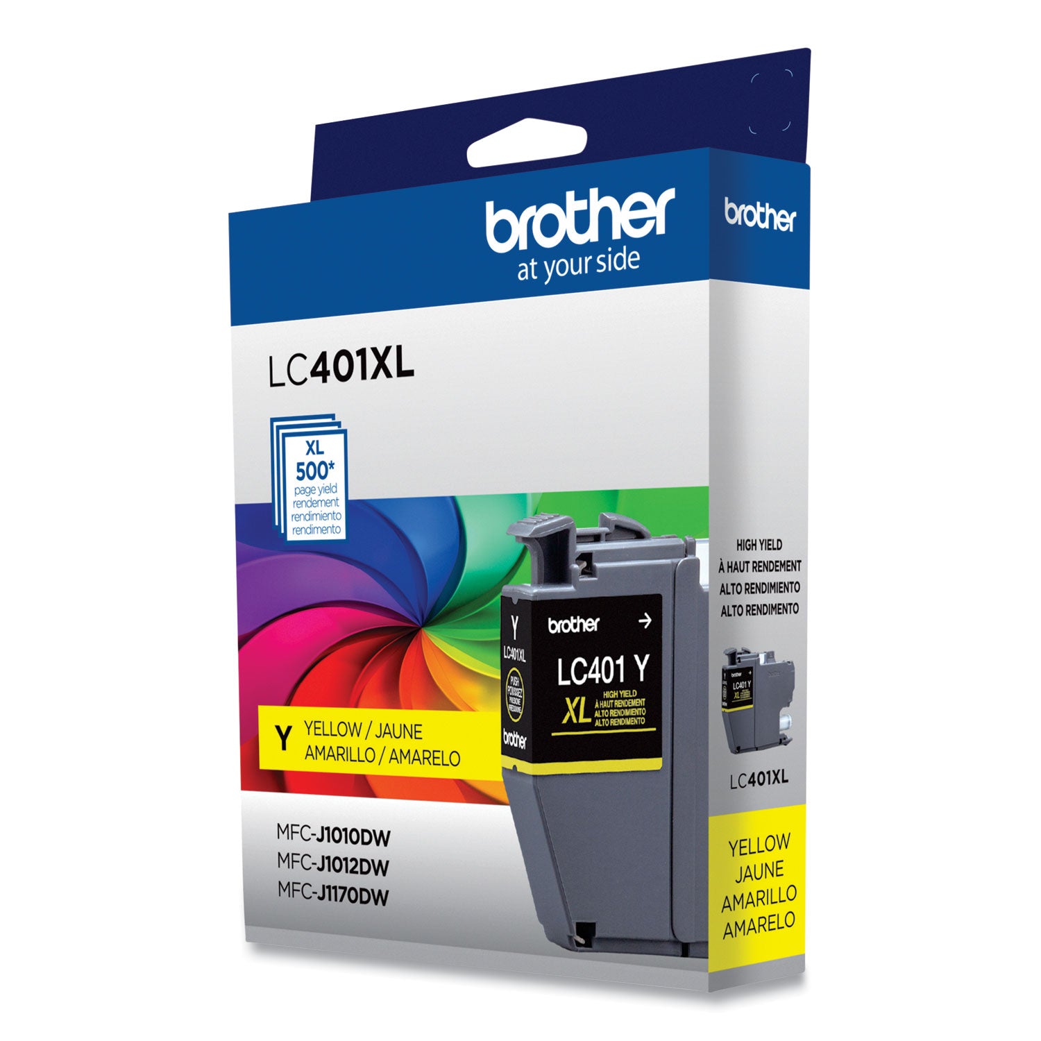 LC401XLYS High-Yield Ink, 500 Page-Yield, Yellow