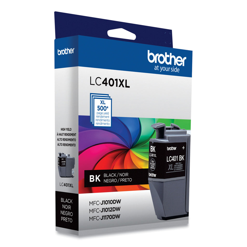 LC401XLBKS High-Yield Ink, 500 Page-Yield, Black
