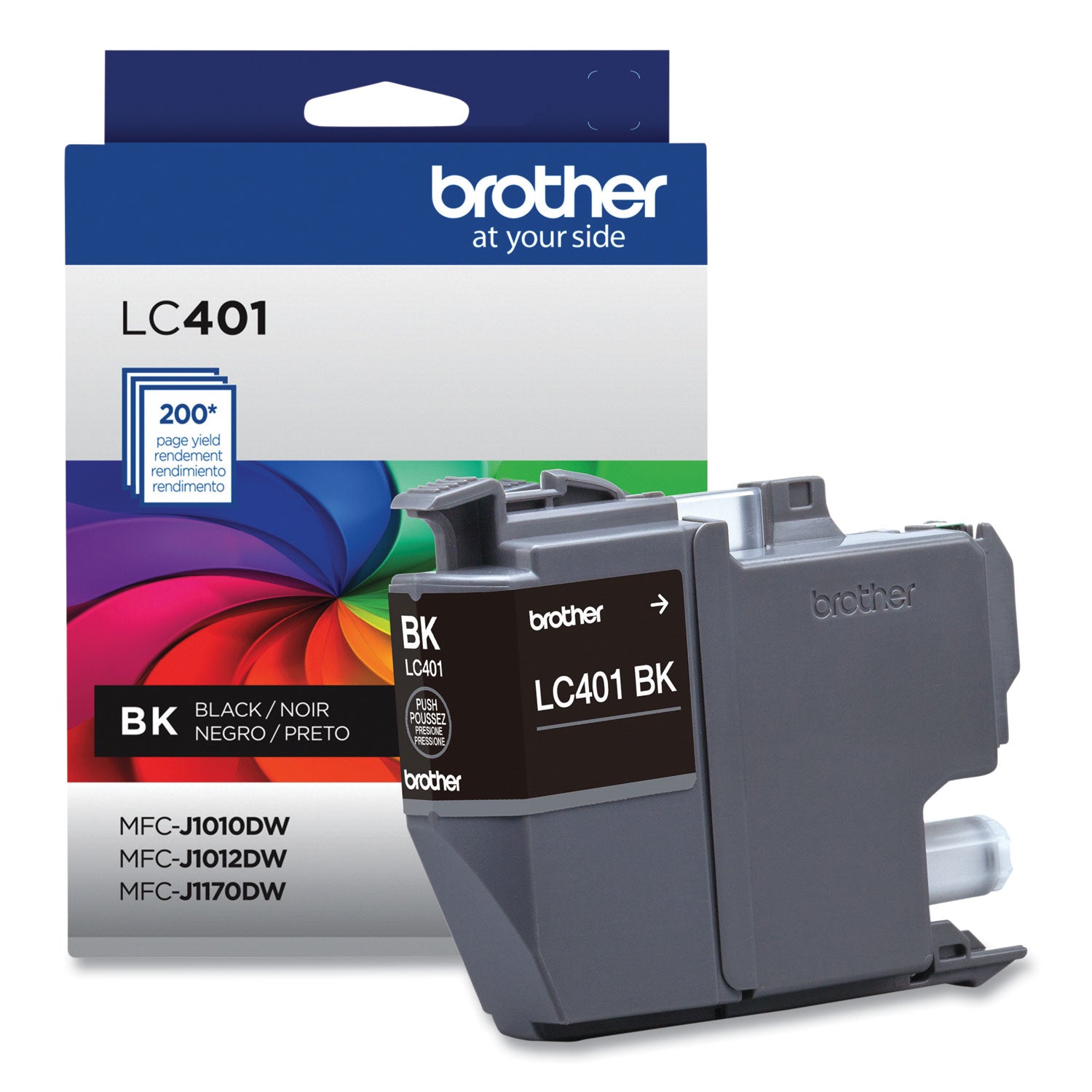 LC401BKS Ink, 200 Page-Yield, Black