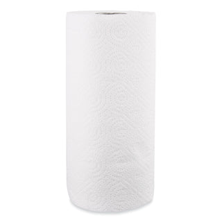 Kitchen Roll Towels, 2-Ply, 11 x 8.8, White, 100/Roll - 