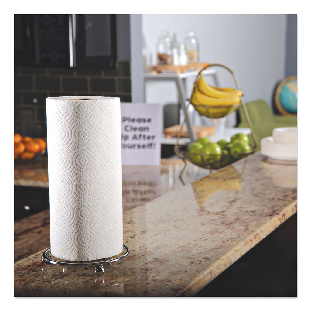 Kitchen Roll Towels, 2-Ply, 11 x 8.8, White, 100/Roll, 30 Rolls/Carton - 