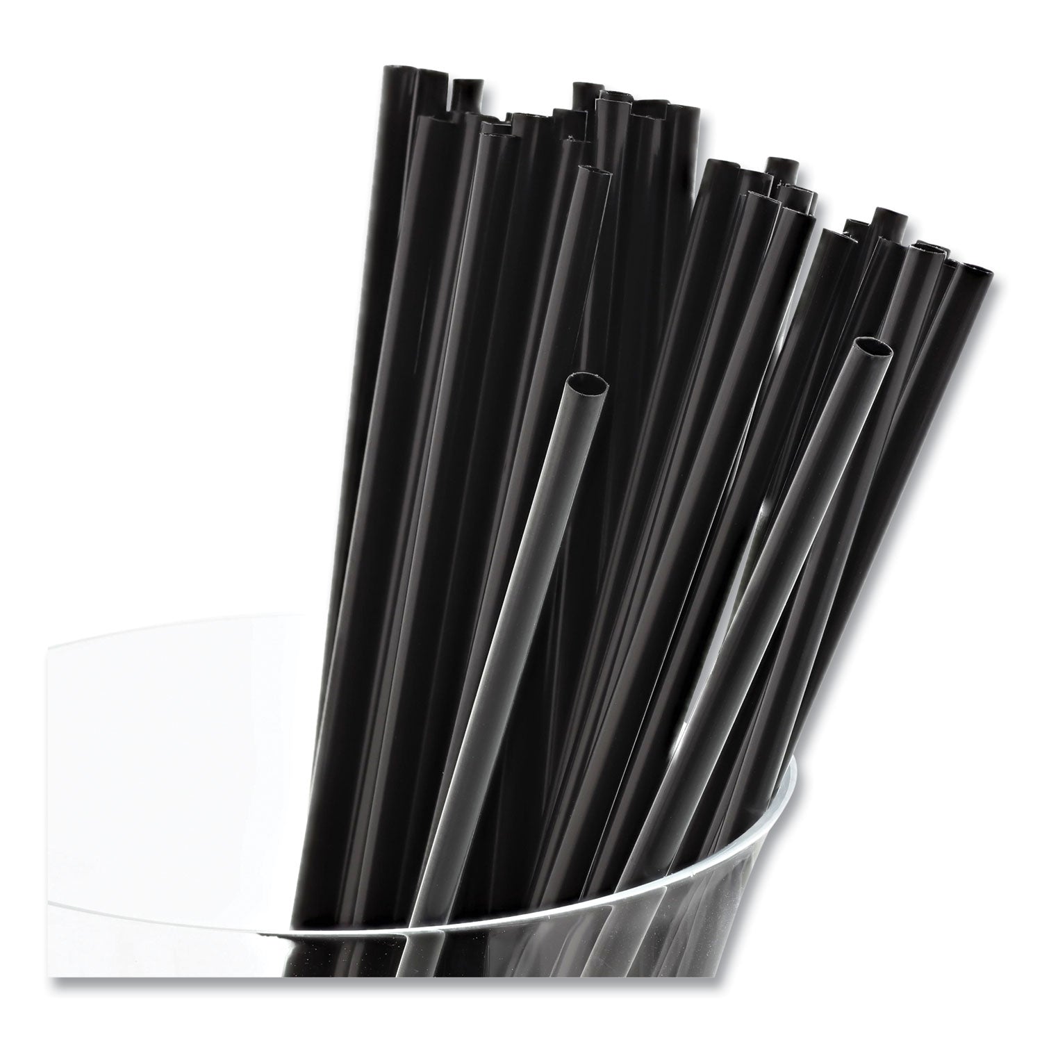 sip-straws-75-plastic-black-10000-carton_rpps1525bk7 - 1