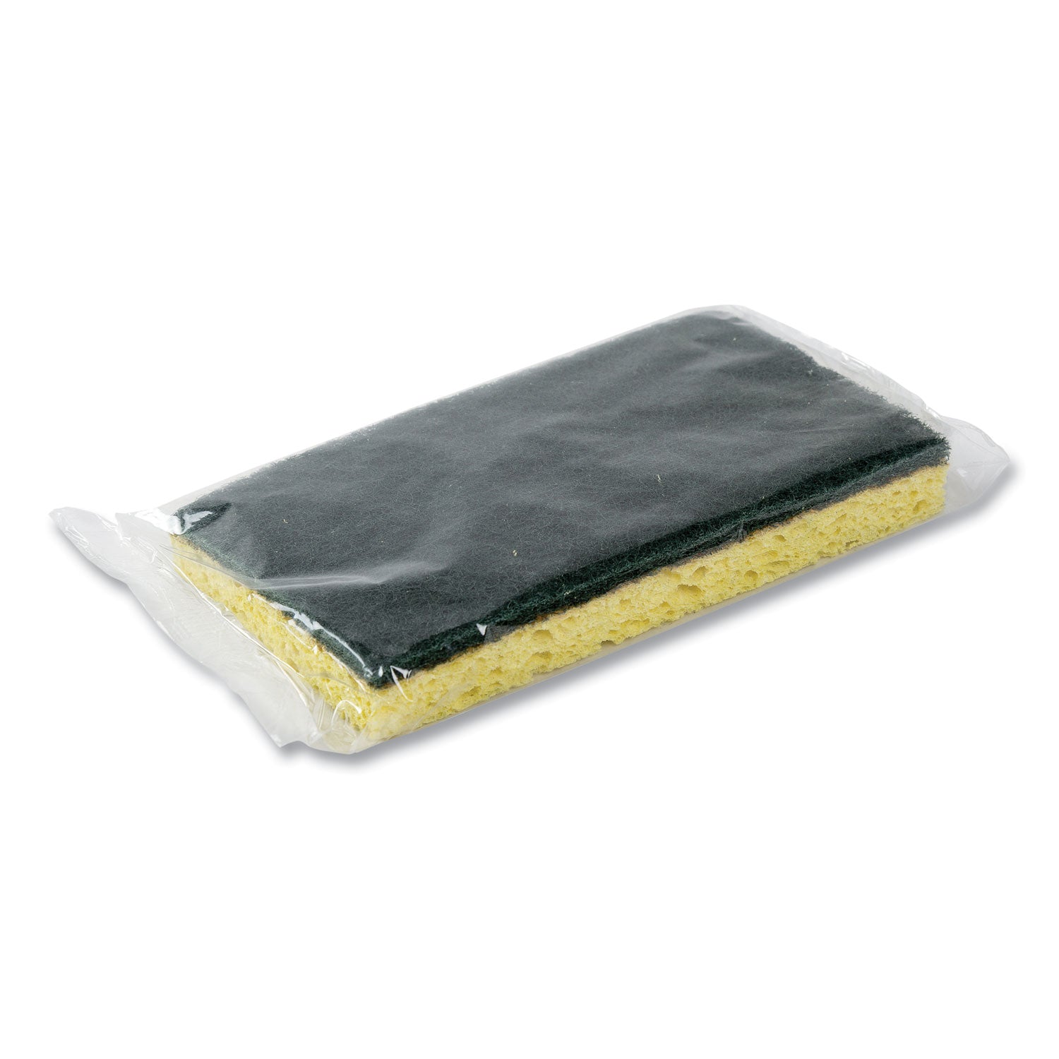 heavy-duty-scrubbing-sponge-35-x-6-085-thick-yellow-green-20-carton_rpps740c20 - 5