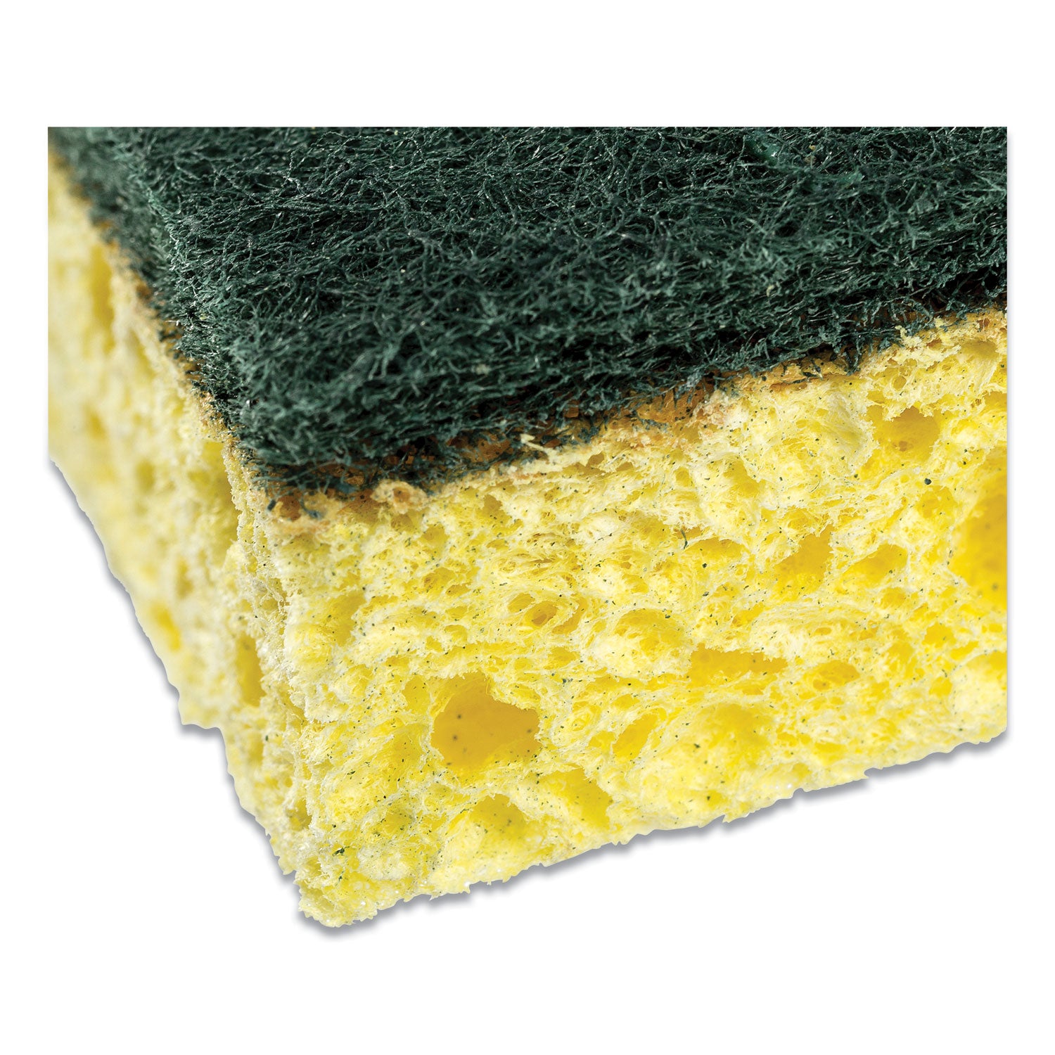 heavy-duty-scrubbing-sponge-35-x-6-085-thick-yellow-green-20-carton_rpps740c20 - 4