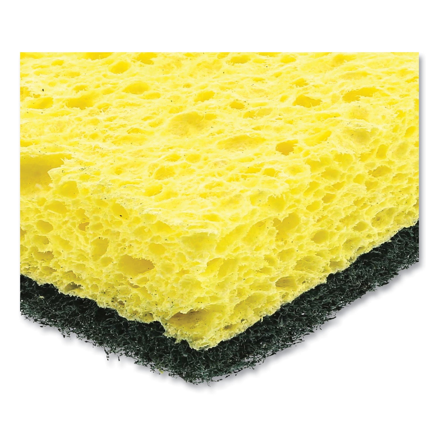 heavy-duty-scrubbing-sponge-35-x-6-085-thick-yellow-green-20-carton_rpps740c20 - 3