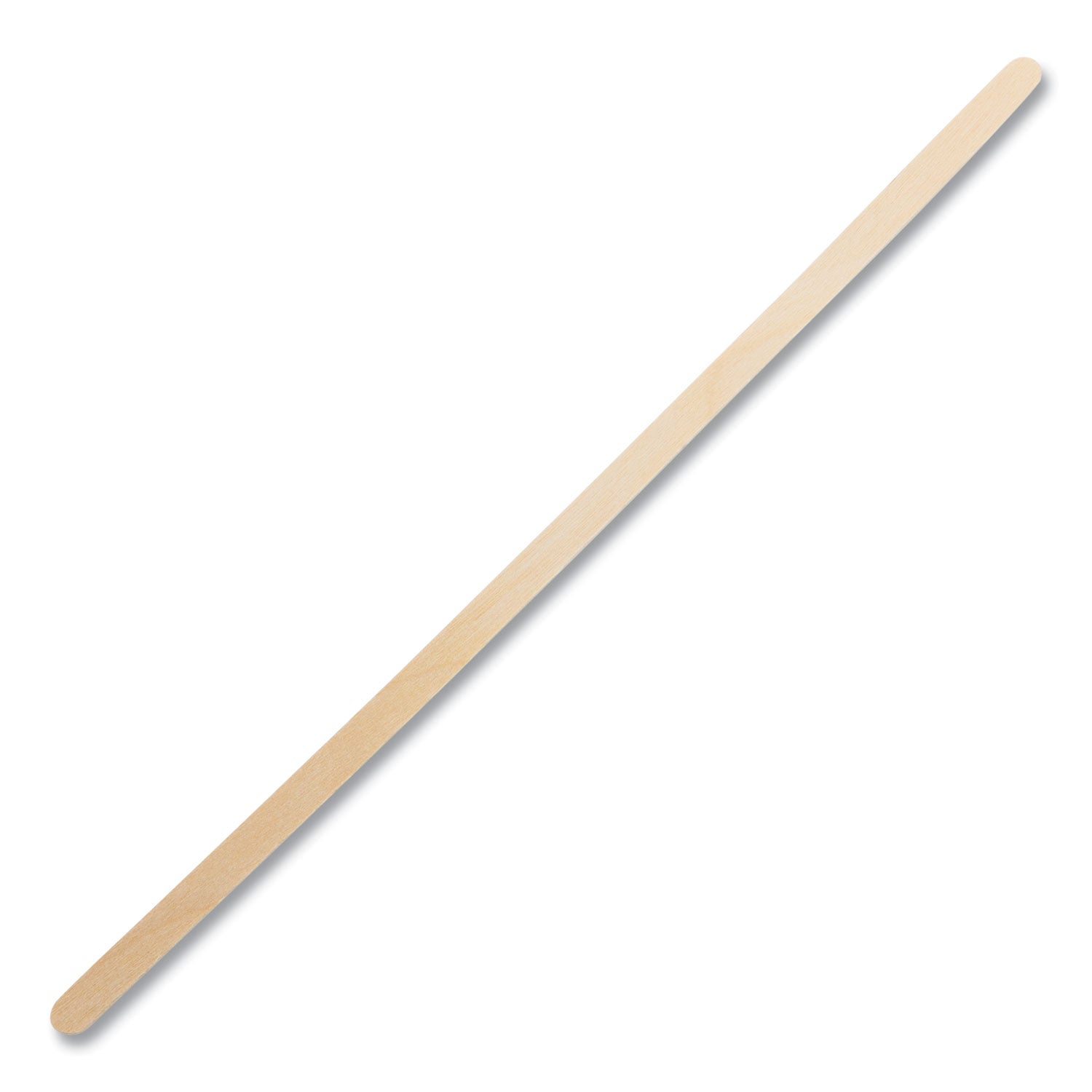 Wood Coffee Stirrers, 7.5" Long, 500/Box, 10 Boxes/Carton - 