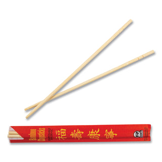 Chopsticks, Bamboo, 9", Natural, 1000/Carton