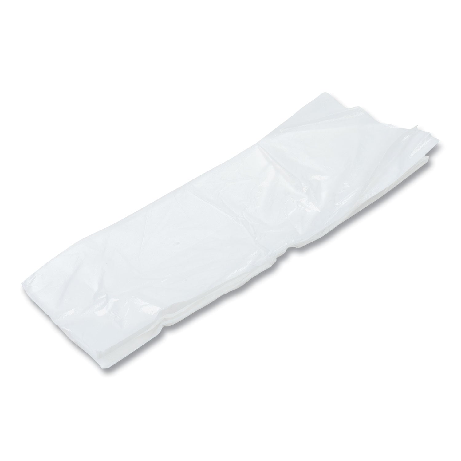 Poly Apron, 28 x 46, One Size Fits All, White, 100/Pack, 10 Packs/Carton