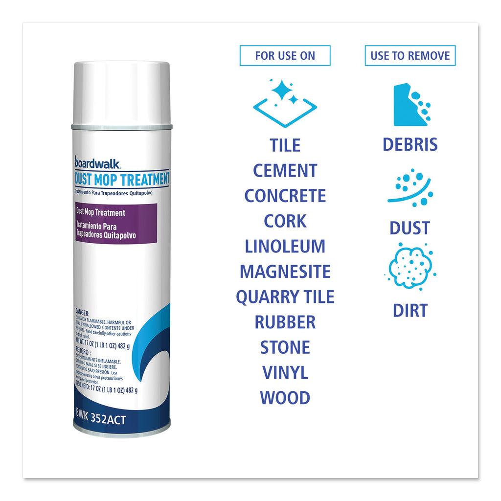 Dust Mop Treatment, Pine Scent, 17 oz Aerosol Spray