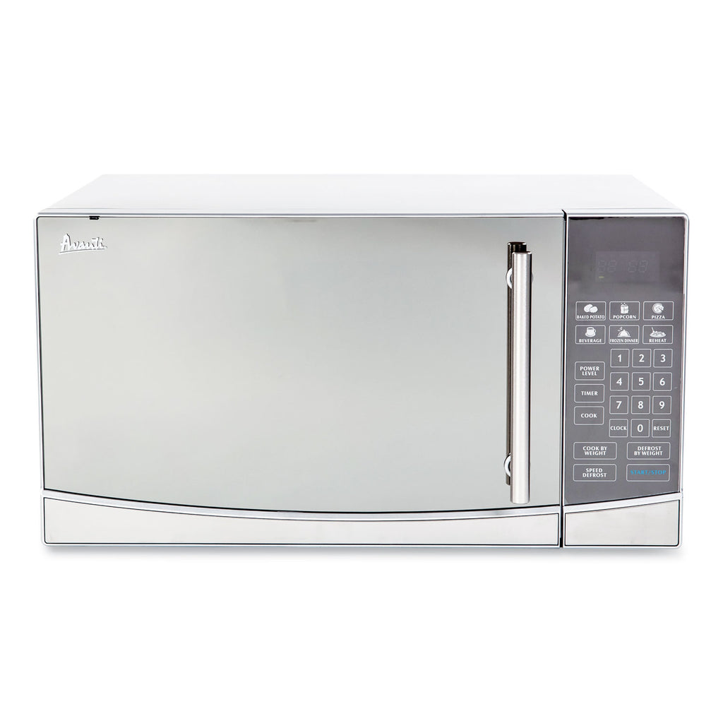 1.1 Cubic Foot Capacity Stainless Steel Touch Microwave Oven, 1,000 Watts - 