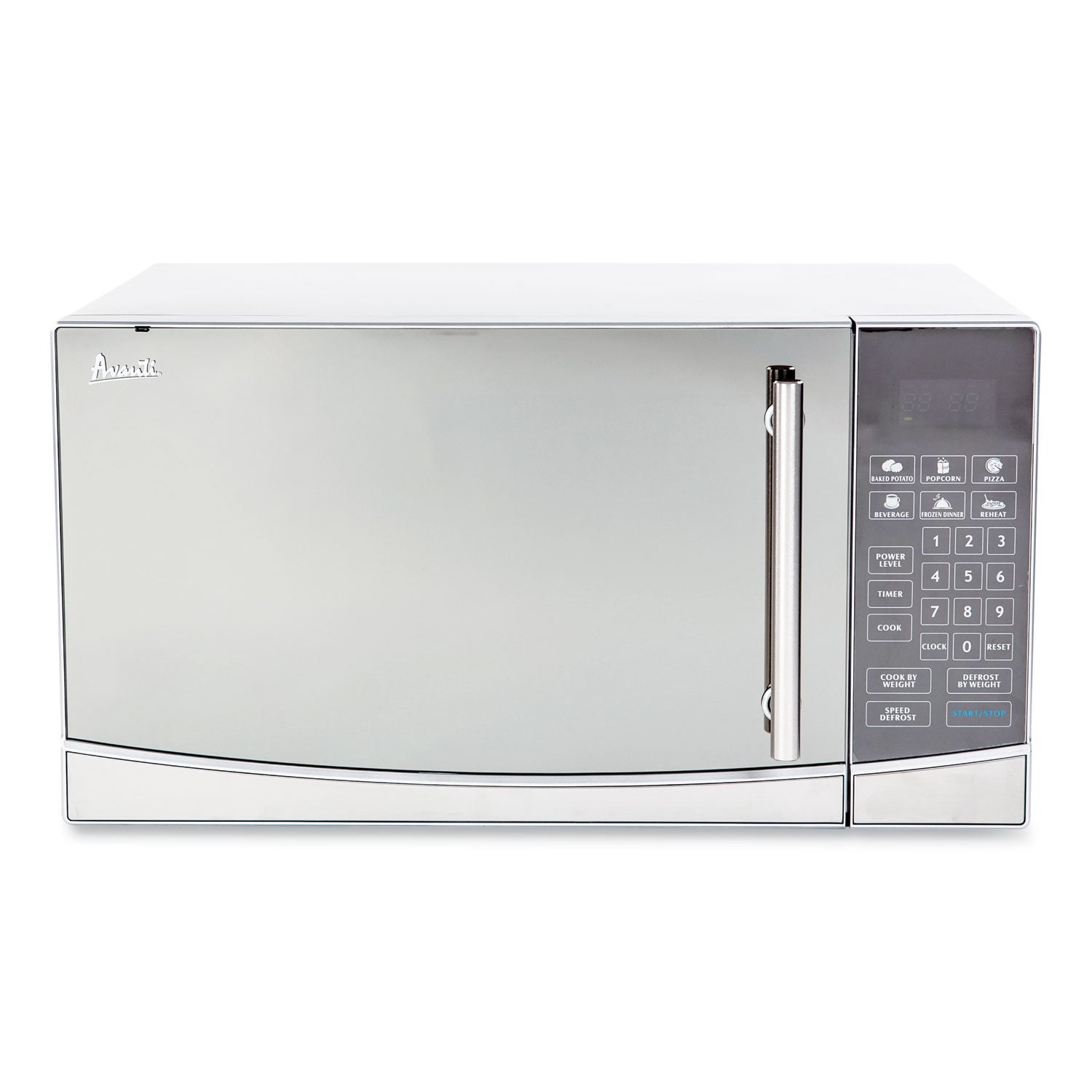1.1 Cubic Foot Capacity Stainless Steel Touch Microwave Oven, 1,000 Watts - 
