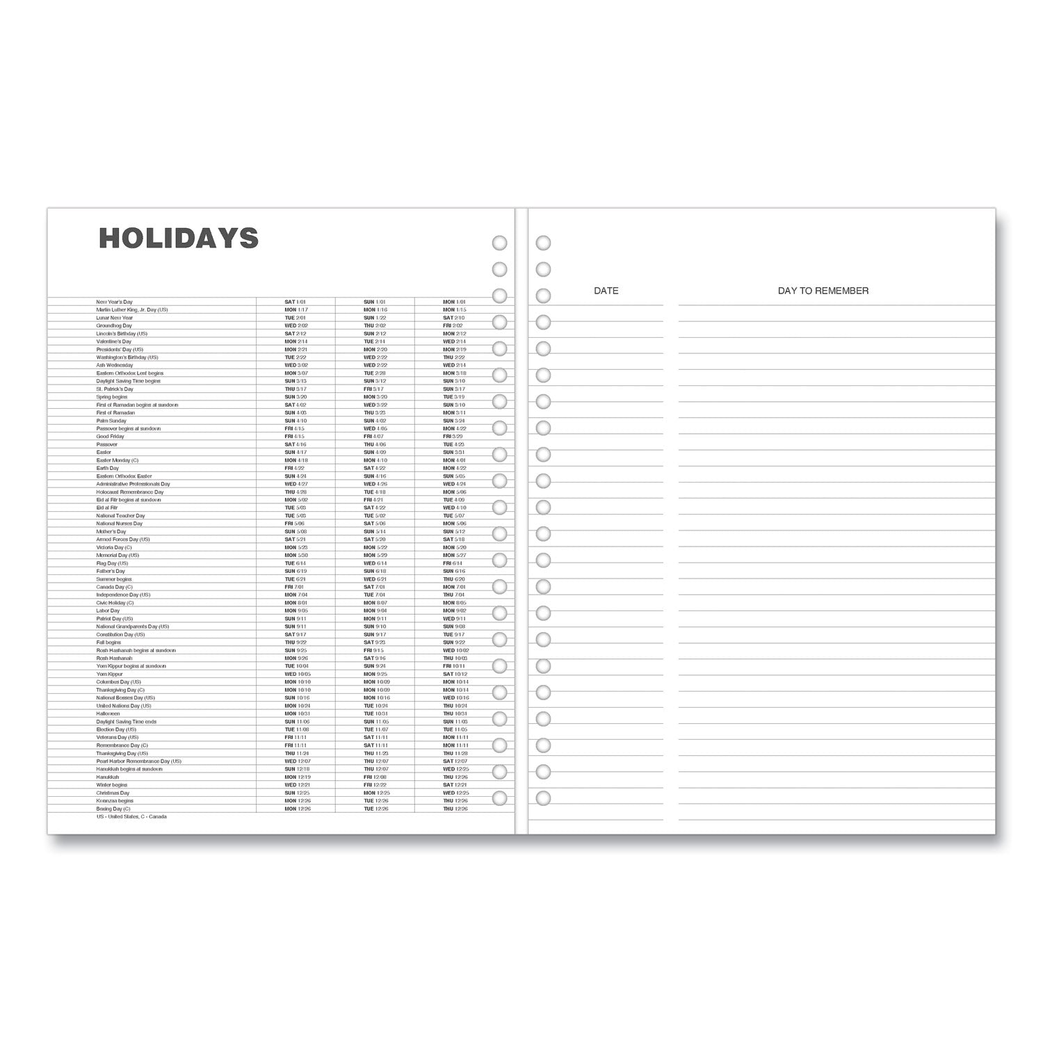 weekly-planner-11-x-8-black-cover-14-month-dec-2023-to-jan-2025_unv71000 - 8