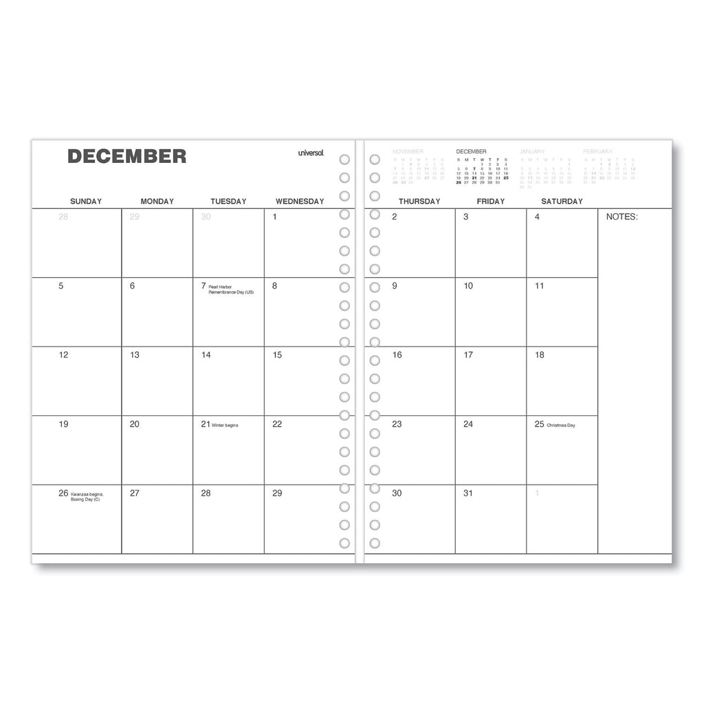 weekly-planner-11-x-8-black-cover-14-month-dec-2023-to-jan-2025_unv71000 - 5