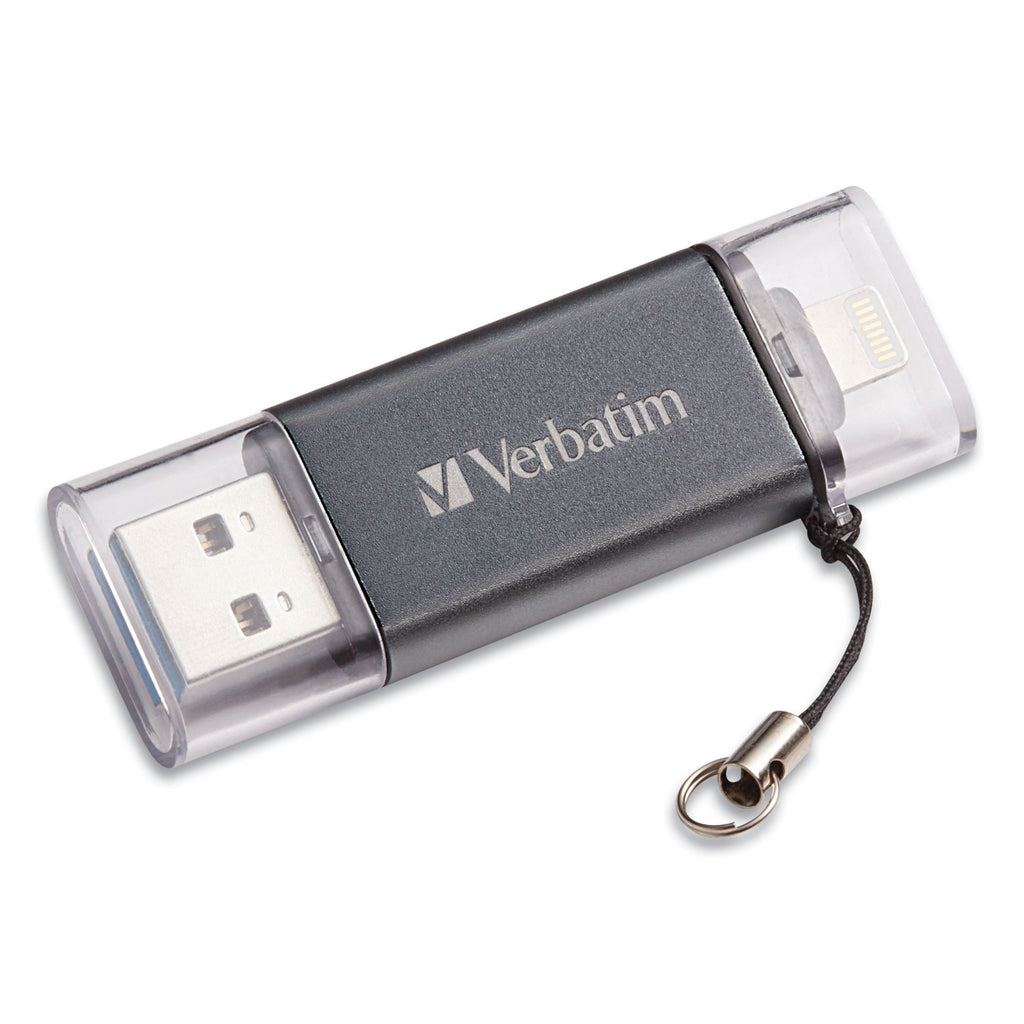 store-n-go-dual-usb-30-flash-drive-for-apple-lightning-devices-32-gb-graphite_ver49300 - 1