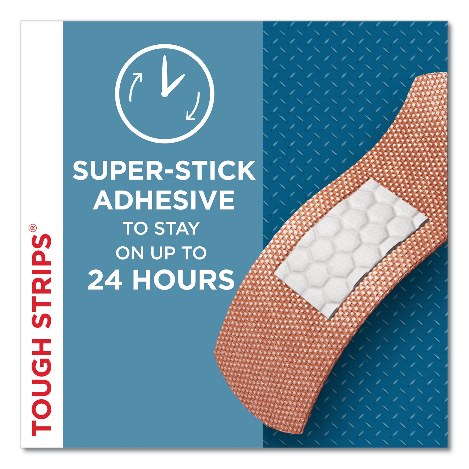 Flexible Fabric Adhesive Tough Strip Bandages, 1 x 4, 20/Box - 