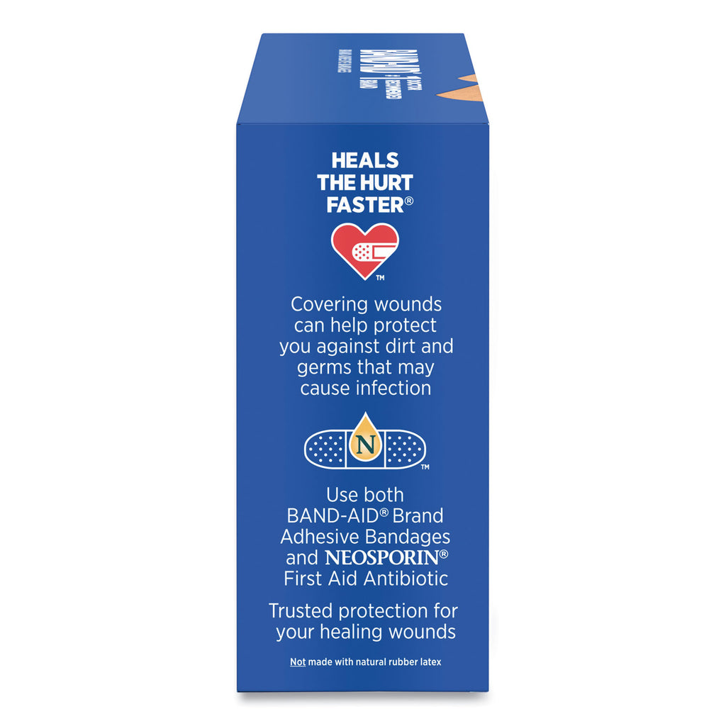 Flexible Fabric Adhesive Bandages, Assorted, 100/Box