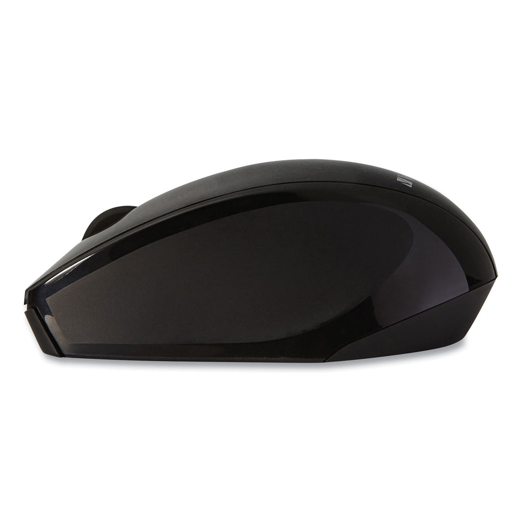 Wireless Notebook Multi-Trac Blue LED Mouse, 2.4 GHz Frequency/32.8 ft Wireless Range, Left/Right Hand Use, Black - 