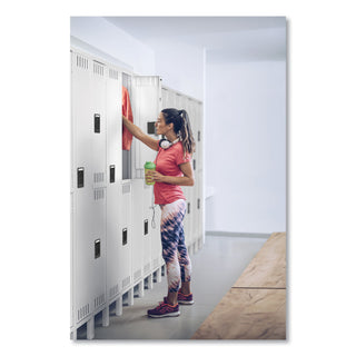 Double Tier Locker with Legs, Triple Stack, 36w x 18d x 78h, Medium Gray - 