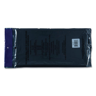 Table Set Rectangular Table Covers, Heavyweight Plastic, 54" x 108", Black, 6/Pack - 