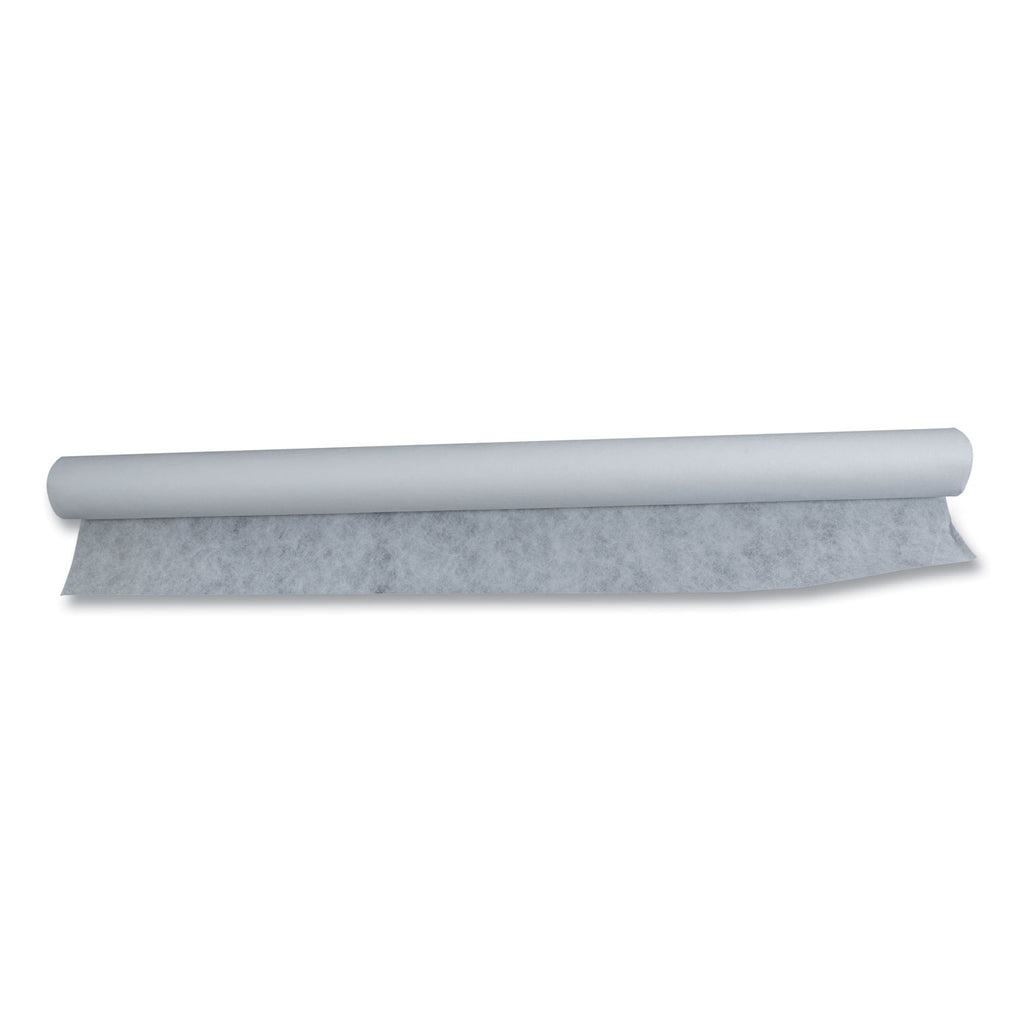 Linen-Soft Non-Woven Polyester Banquet Roll, Cut-To-Fit, 40" x 50 ft, White - 