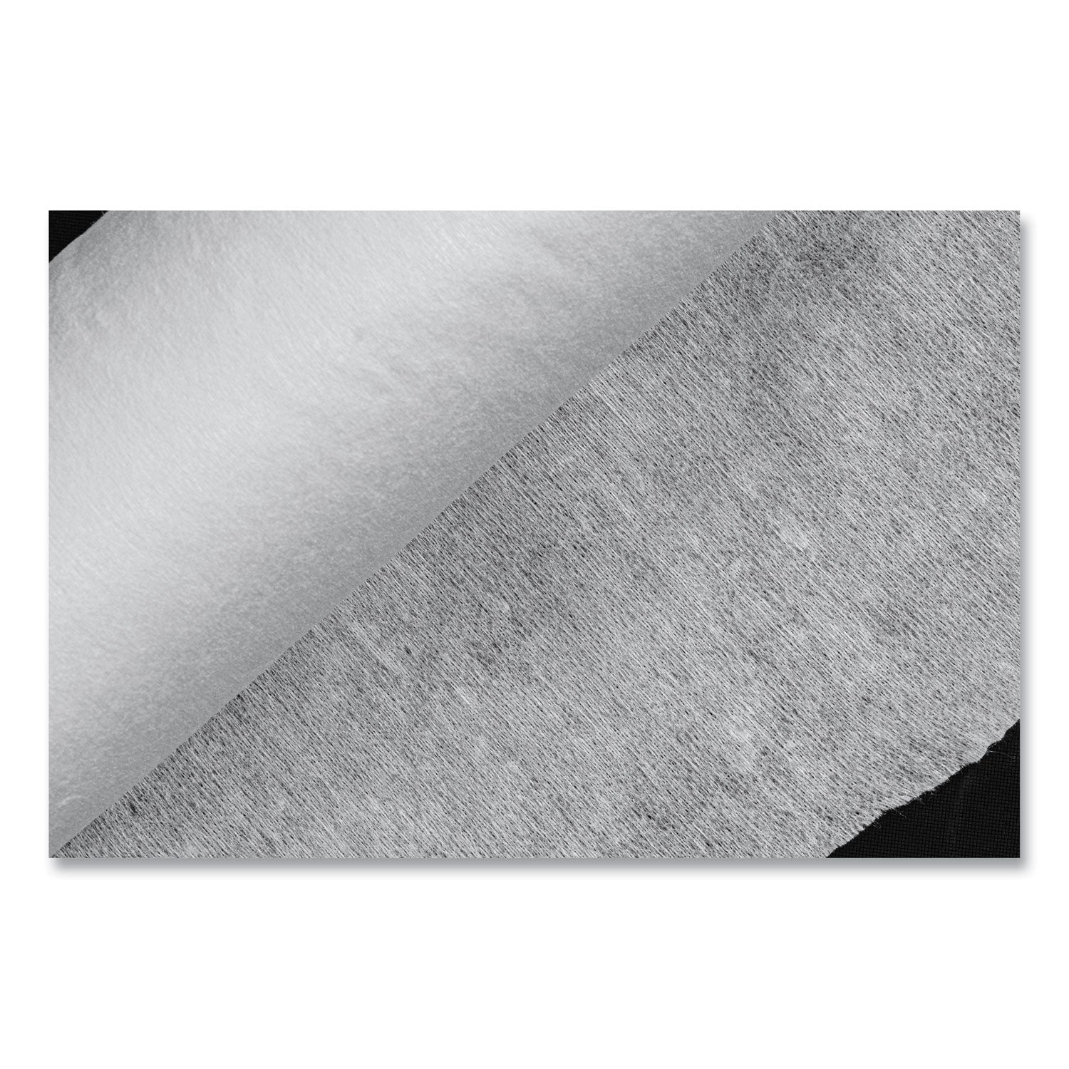 Linen-Soft Non-Woven Polyester Banquet Roll, Cut-To-Fit, 40" x 50 ft, White - 