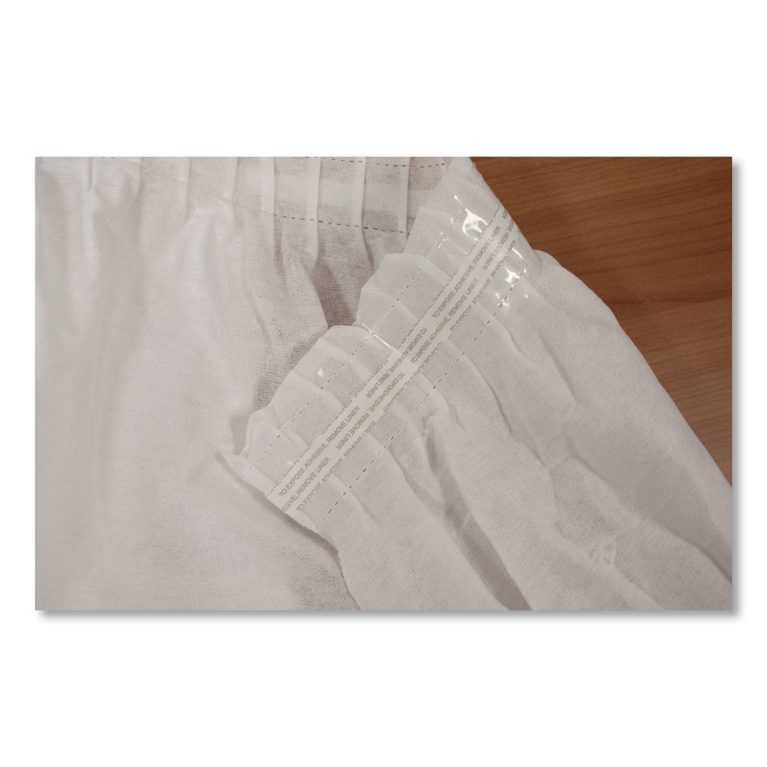 Table Set Linen-Like Table Skirting, Polyester, 29" x 14 ft, White